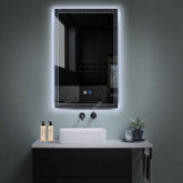 LED Spiegel Vertikal | Touch-Schalter | Anti-Beschlag-Funktion | Kaltweißes Licht - Reyze Seria Official Model 3
